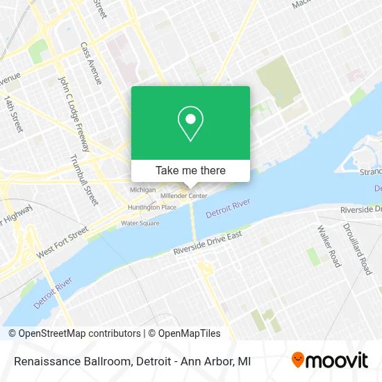 Renaissance Ballroom map