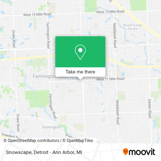 Snowscape map