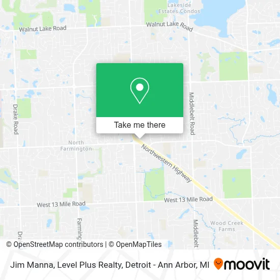 Jim Manna, Level Plus Realty map