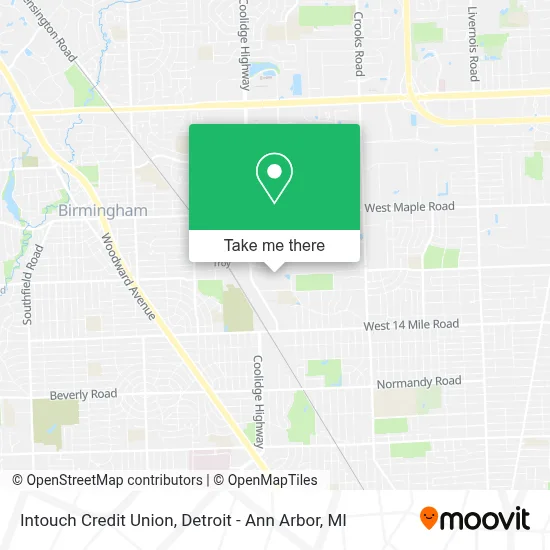 Intouch Credit Union map