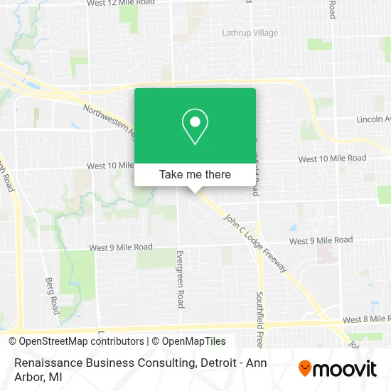Renaissance Business Consulting map