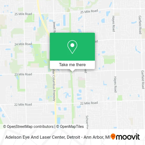 Adelson Eye And Laser Center map