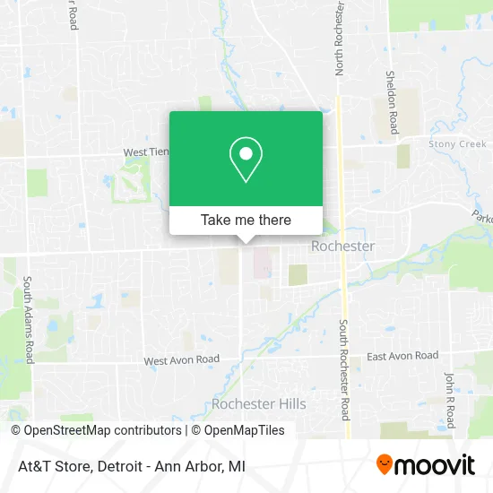At&T Store map