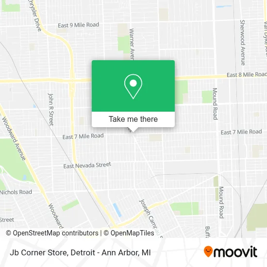 Jb Corner Store map