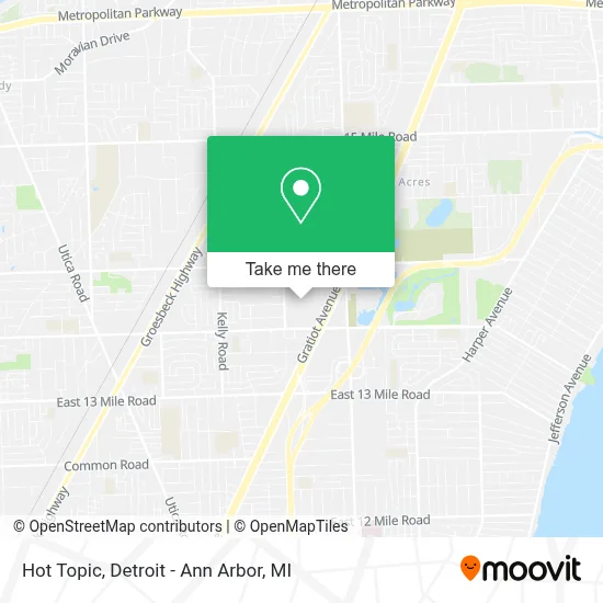 Hot Topic map
