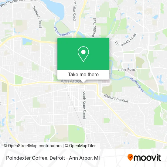 Poindexter Coffee map