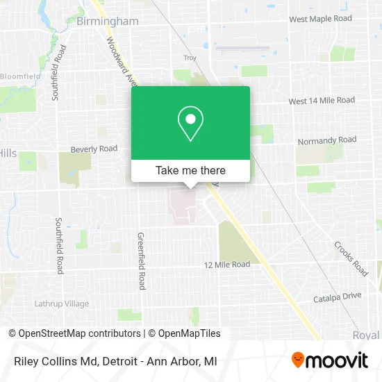 Riley Collins Md map