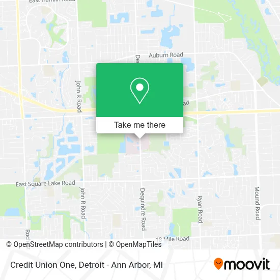 Credit Union One map