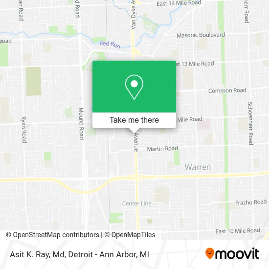 Asit K. Ray, Md map