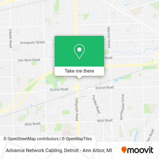 Advance Network Cabling map