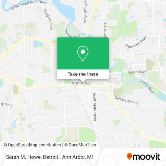 Sarah M. Howe map