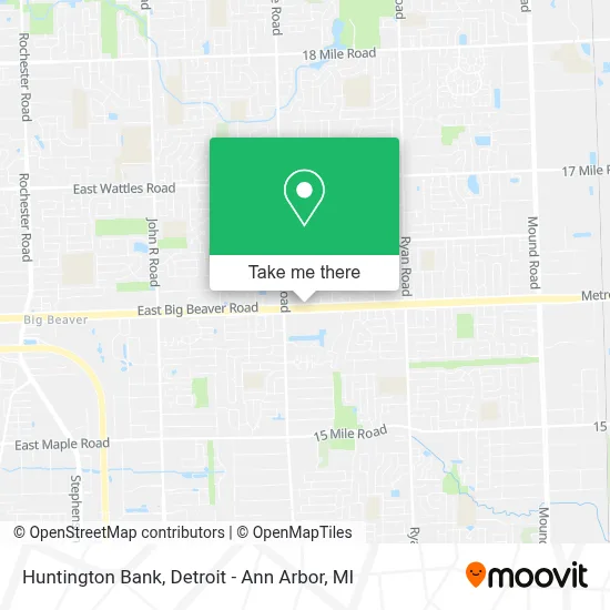Huntington Bank map