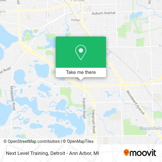 Next Level Training map