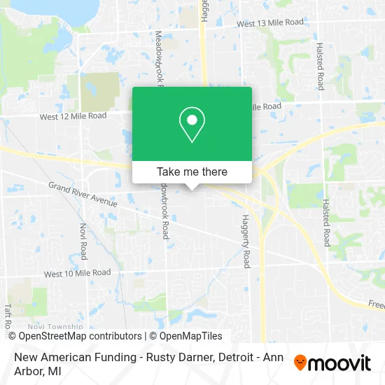 New American Funding - Rusty Darner map