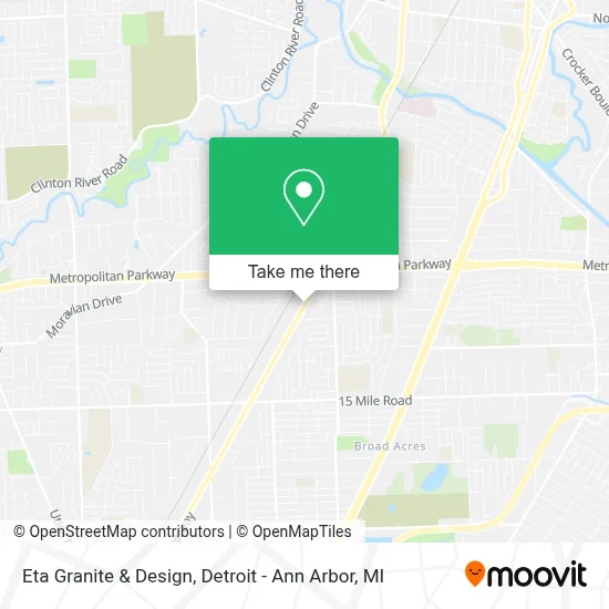 Eta Granite & Design map