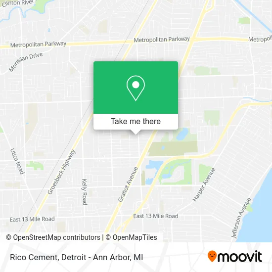 Rico Cement map