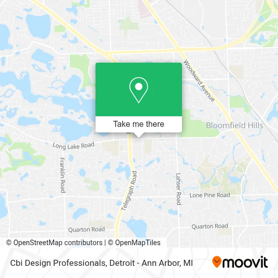 Cbi Design Professionals map
