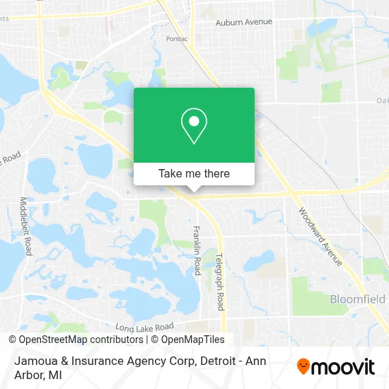 Jamoua & Insurance Agency Corp map