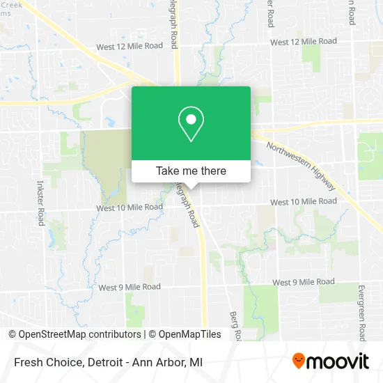 Fresh Choice map