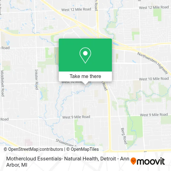 Mothercloud Essentials- Natural Health map