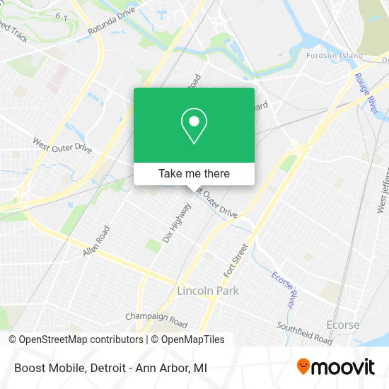 Boost Mobile map