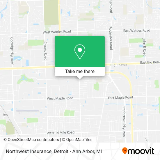 Northwest Insurance map