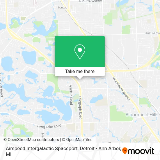 Airspeed Intergalactic Spaceport map