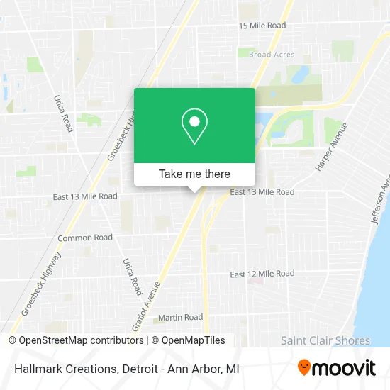 Hallmark Creations map