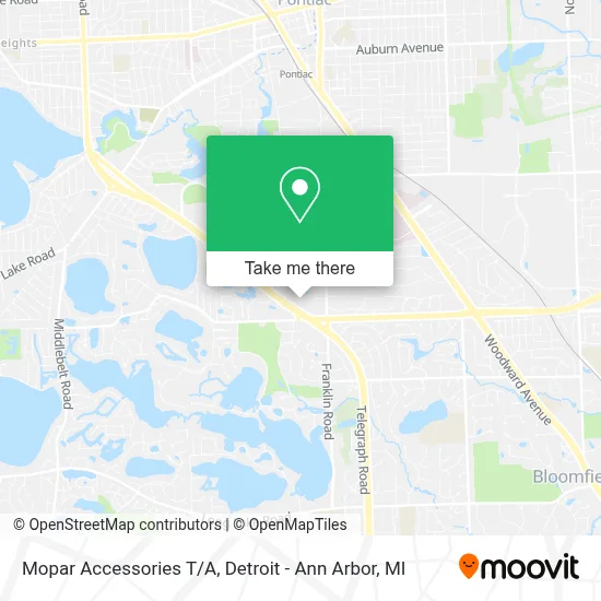 Mopar Accessories T/A map
