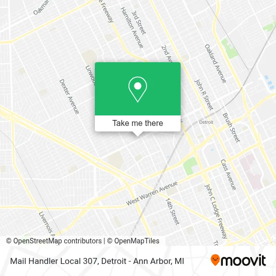 Mail Handler Local 307 map