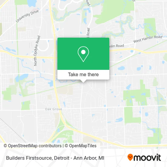 Builders Firstsource map