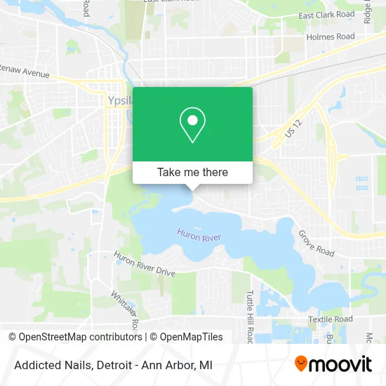 Addicted Nails map