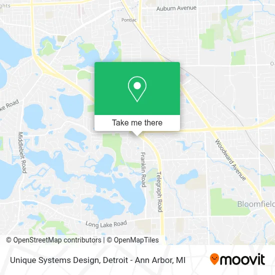 Unique Systems Design map