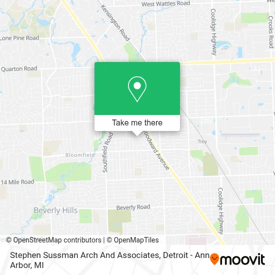Stephen Sussman Arch And Associates map