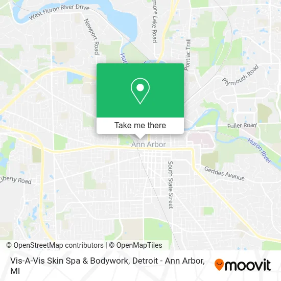 Vis-A-Vis Skin Spa & Bodywork map