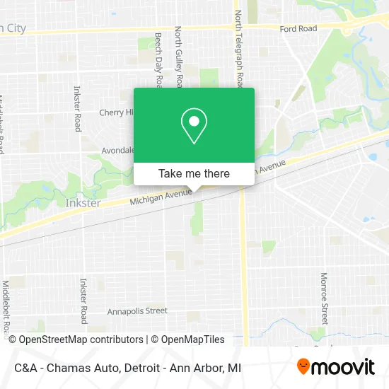 C&A - Chamas Auto map