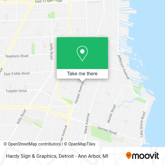 Hardy Sign & Graphics map