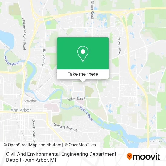 Civil And Environmental Engineering Department map