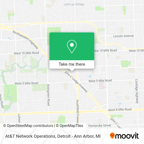 At&T Network Operations map
