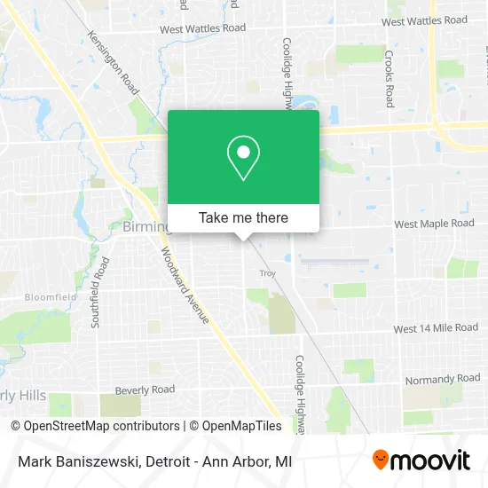 Mark Baniszewski map