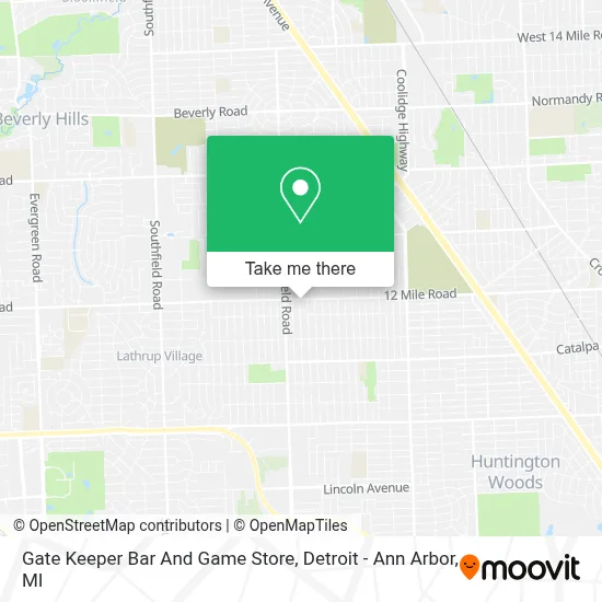 Gate Keeper Bar And Game Store map