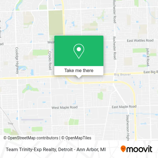 Team Trinity-Exp Realty map