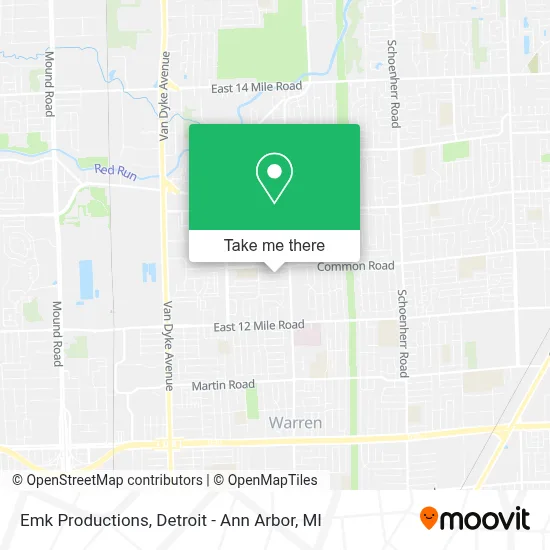 Emk Productions map