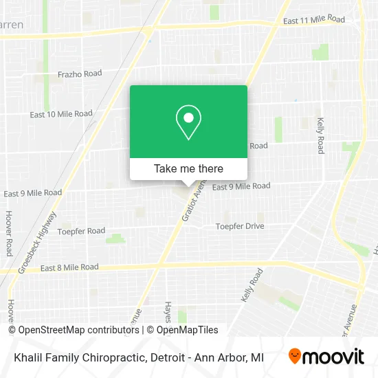 Khalil Family Chiropractic map