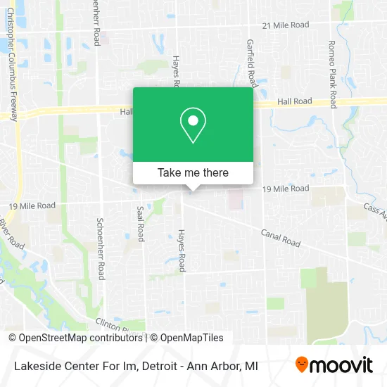 Lakeside Center For Im map