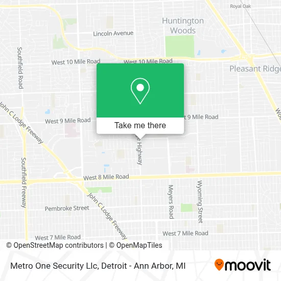 Metro One Security Llc map