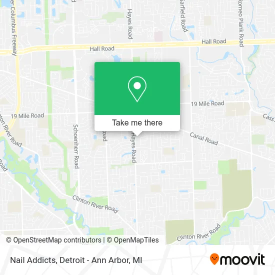 Nail Addicts map