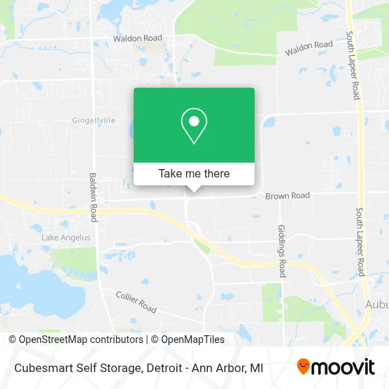 Cubesmart Self Storage map