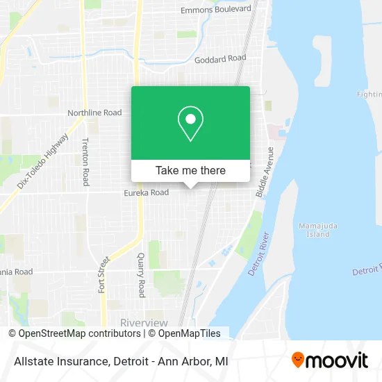 Allstate Insurance map