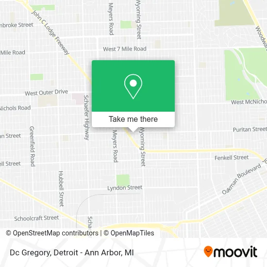 Dc Gregory map
